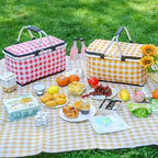 Foldable Insulated Picnic Basket (22L)