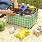 Foldable Insulated Picnic Basket (22L)