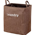 Foldable Microfiber Laundry Basket (Reinforced Handles)