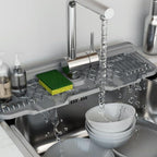 Foldable Sloped Rubber Sink Mat (Fits Most Taps)