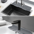 Foldable Sloped Rubber Sink Mat (Fits Most Taps)