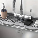 Foldable Sloped Rubber Sink Mat (Fits Most Taps)