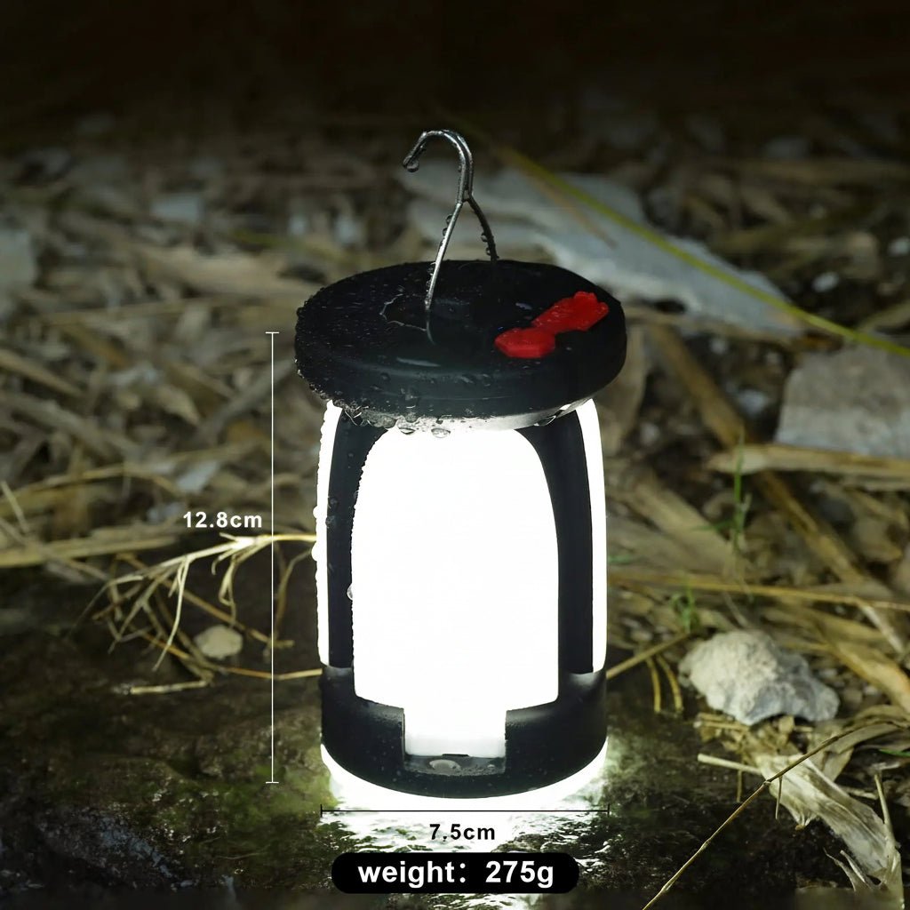 Foldable Solar & USB Camping Lantern (2400mAh)