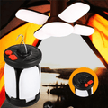 Foldable Solar & USB Camping Lantern (2400mAh)