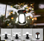 Foldable Solar & USB Camping Lantern (2400mAh)
