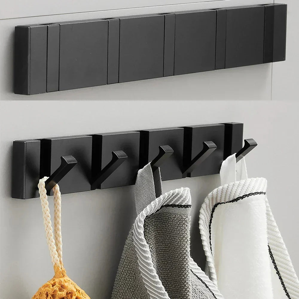 Foldable Wall Hook Stainless Steel Space-Saving