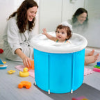 Folding Bathtub Portable Leakproof PVC Adult & Child