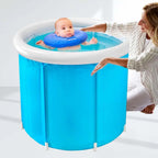 Folding Bathtub Portable Leakproof PVC Adult & Child