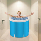 Folding Bathtub Portable Leakproof PVC Adult & Child