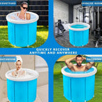 Folding Bathtub Portable Leakproof PVC Adult & Child