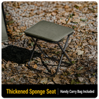 Folding Camping Chair Padded Seat & Aluminum Frame 265 lb