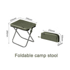 Folding Camping Chair Padded Seat & Aluminum Frame 265 lb