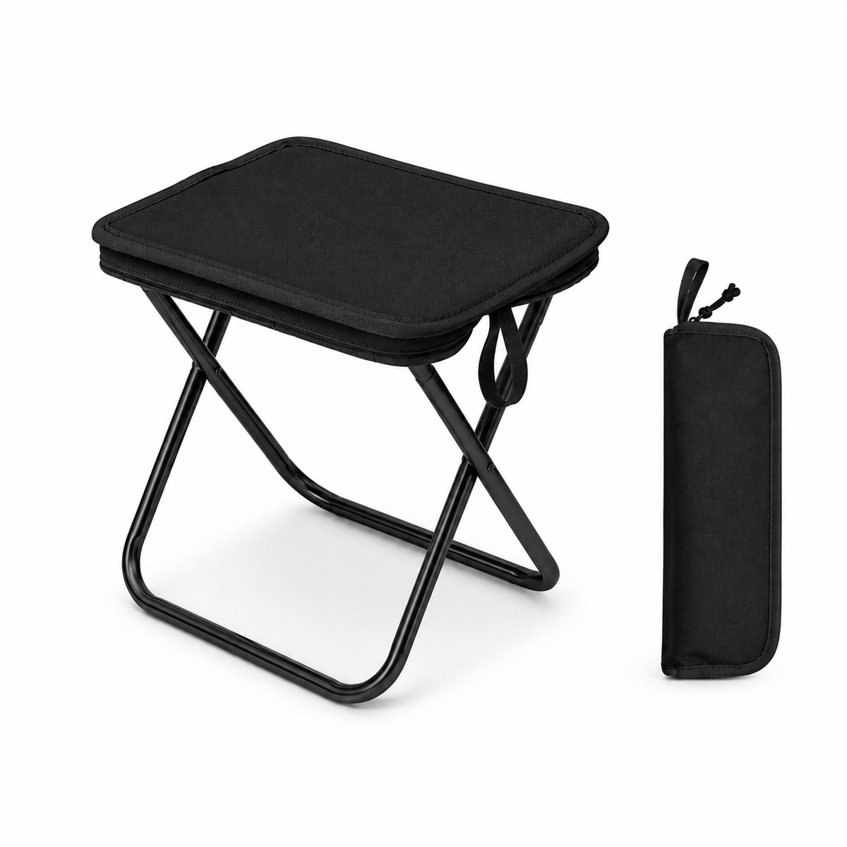 Folding Camping Chair Padded Seat & Aluminum Frame 265 lb