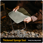 Folding Camping Chair Padded Seat & Aluminum Frame 265 lb
