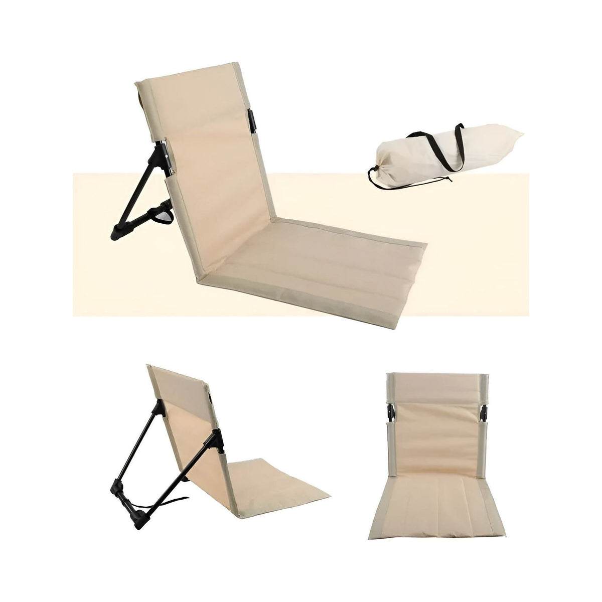 Folding Camping Chair Ultra Lightweight Padded Seat Compact Fold