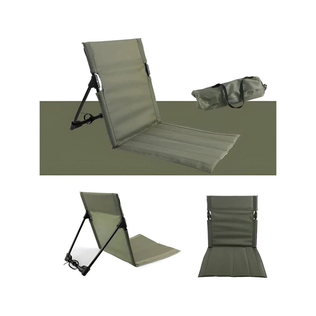 Folding Camping Chair Ultra Lightweight Padded Seat Compact Fold