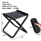 Folding Camping Stool Lightweight Aluminum Compact