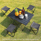 Folding Camping Stool Lightweight Aluminum Compact