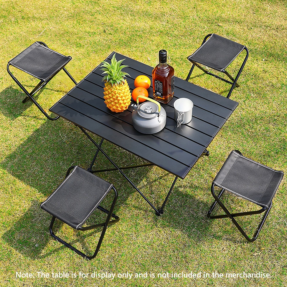 Folding Camping Stool Lightweight Aluminum Compact