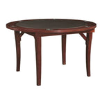 Folding Game Table 48 Inch Space Saving Padded Vinyl