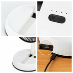 Folding Oscillating Fan Remote-Controlled 3-Speed Collapsible