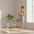 Folding Oscillating Fan Remote-Controlled 3-Speed Collapsible