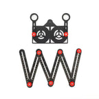 Folding Ruler Aluminum Locking Sections Up To 94 In