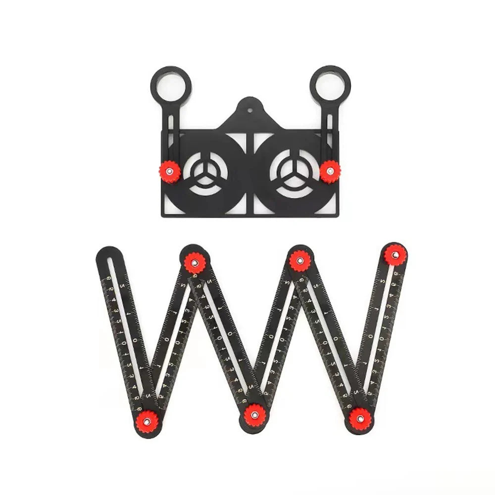 Folding Ruler Aluminum Locking Sections Up To 94 In