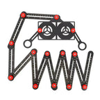 Folding Ruler Aluminum Locking Sections Up To 94 In
