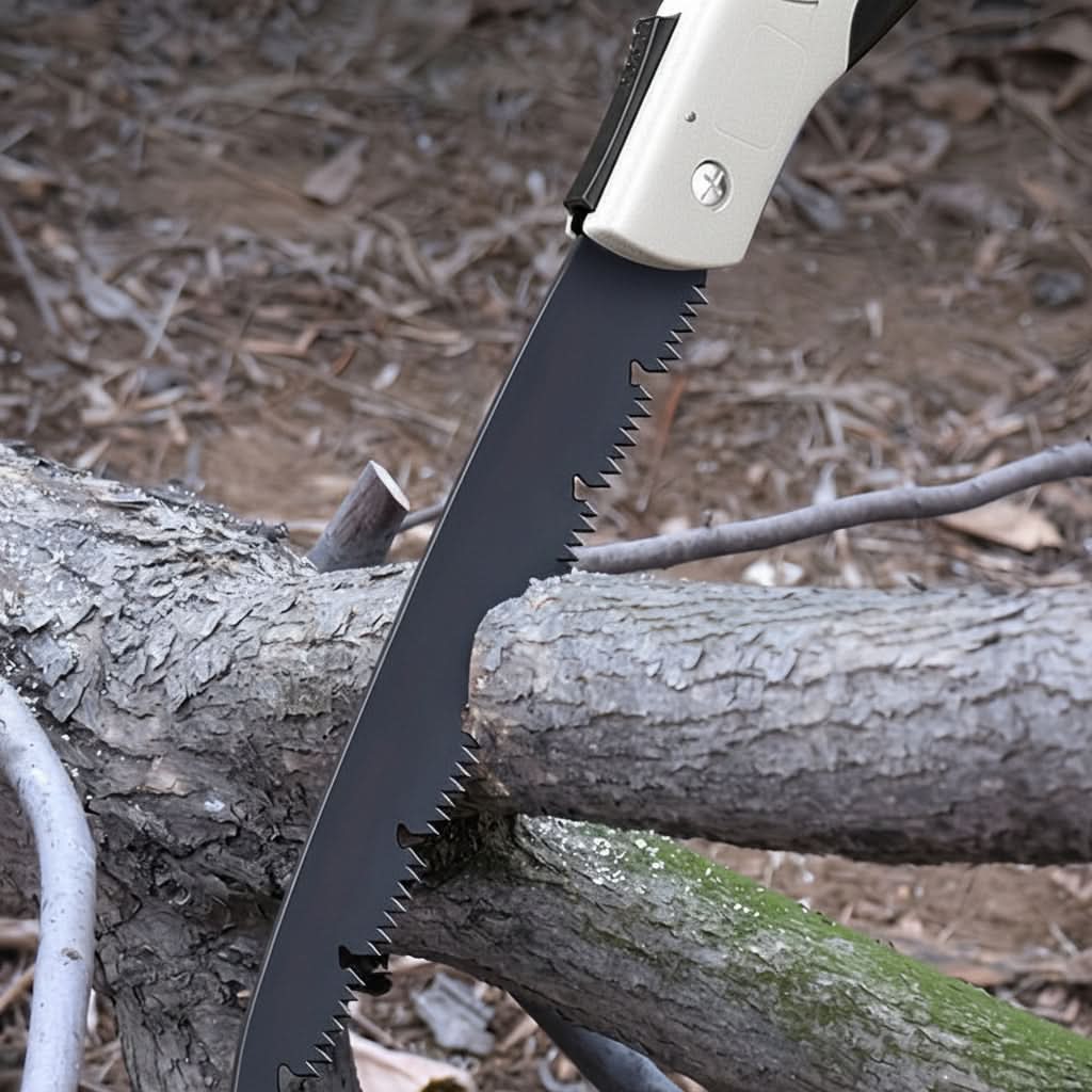 Folding Saw Tungsten Steel Blade Miter Cut & Non-Slip Grip