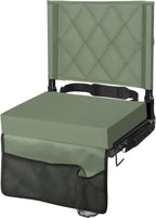 Folding Stadium Seat Angled Back Support & Non-Slip Base