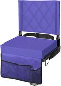 Folding Stadium Seat Angled Backrest Gripping Base