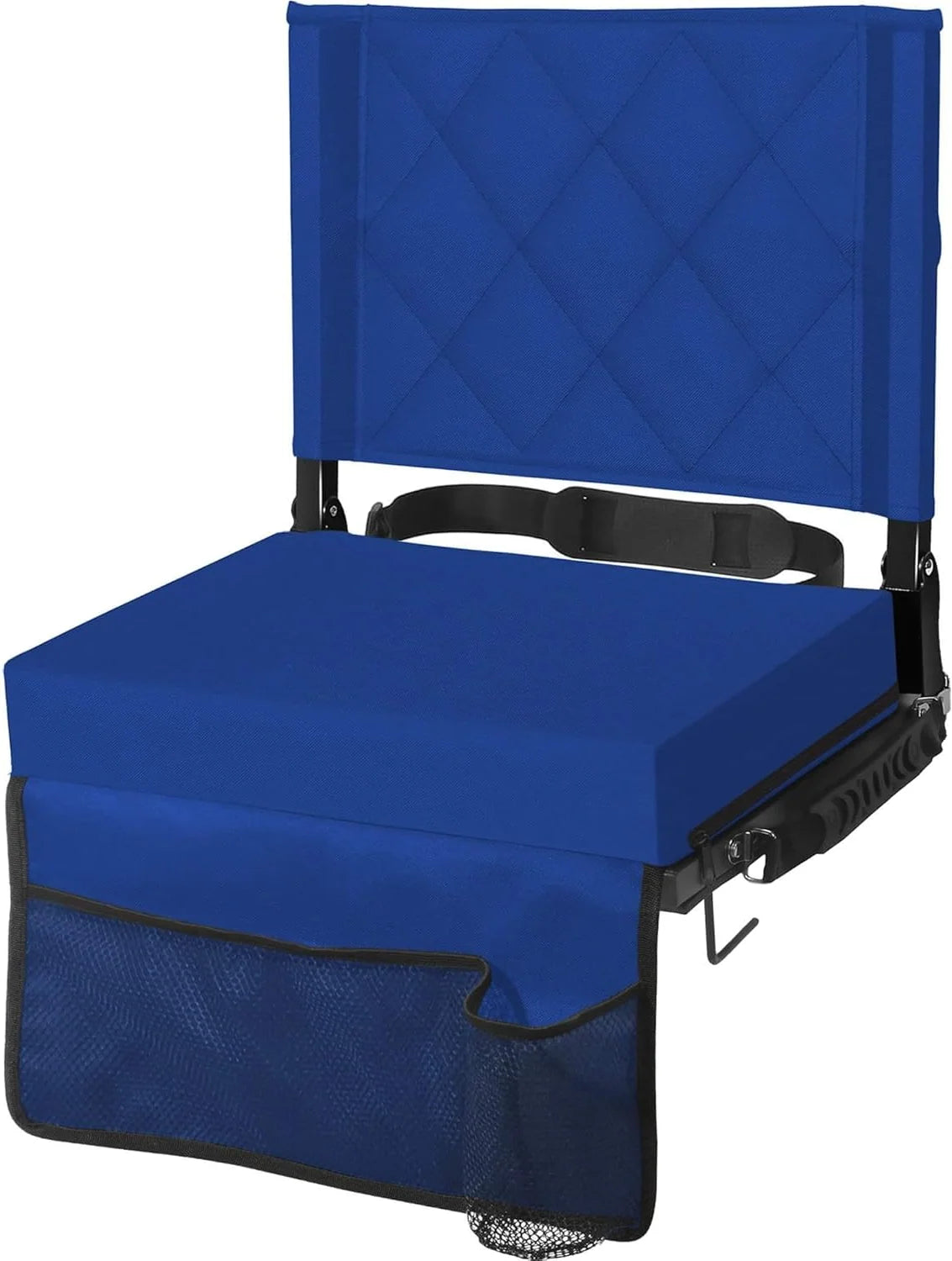 Folding Stadium Seat Angled Backrest Gripping Base