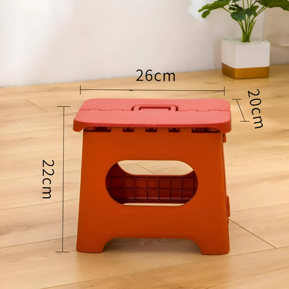 Folding Step Stool Reinforced Plastic 300 lb Capacity