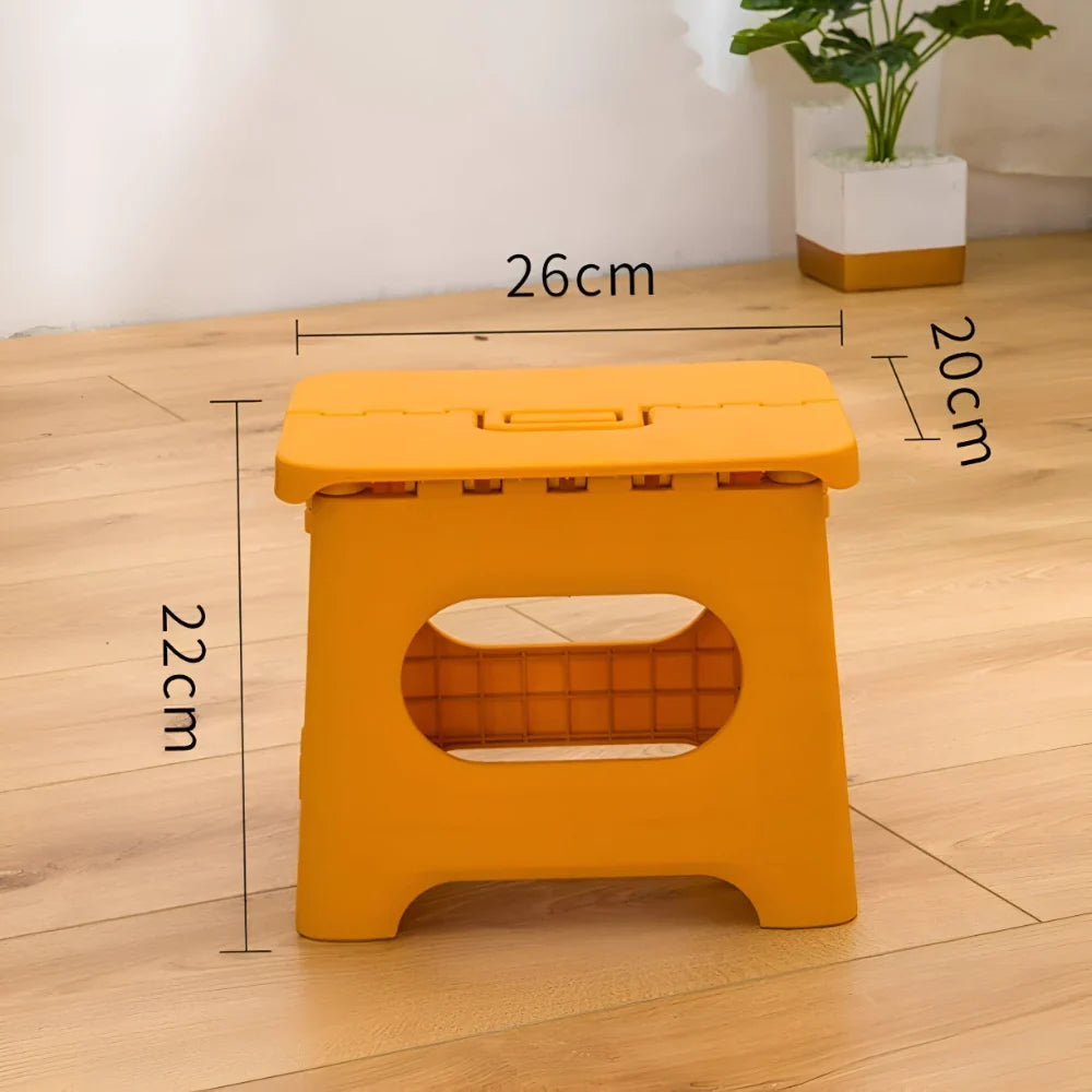 Folding Step Stool Reinforced Plastic 300 lb Capacity