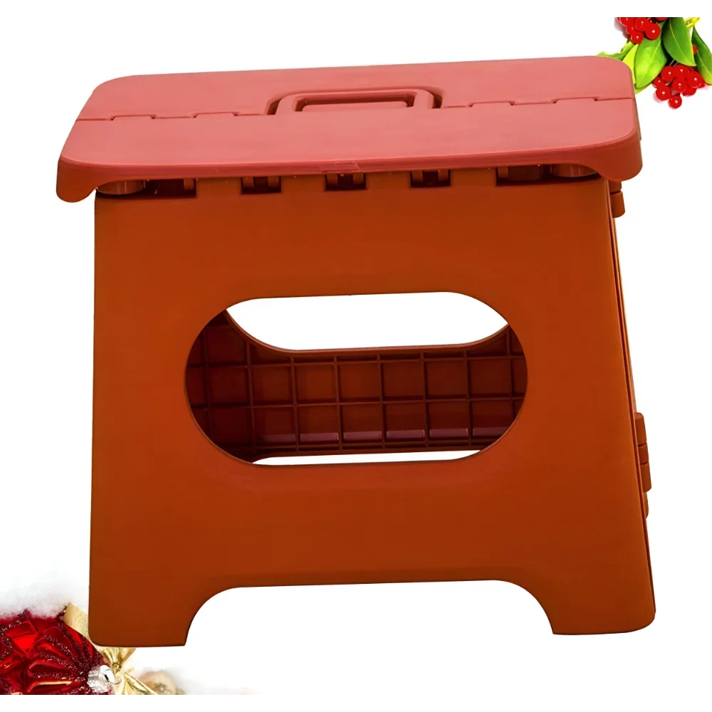 Folding Step Stool Reinforced Plastic 300 lb Capacity