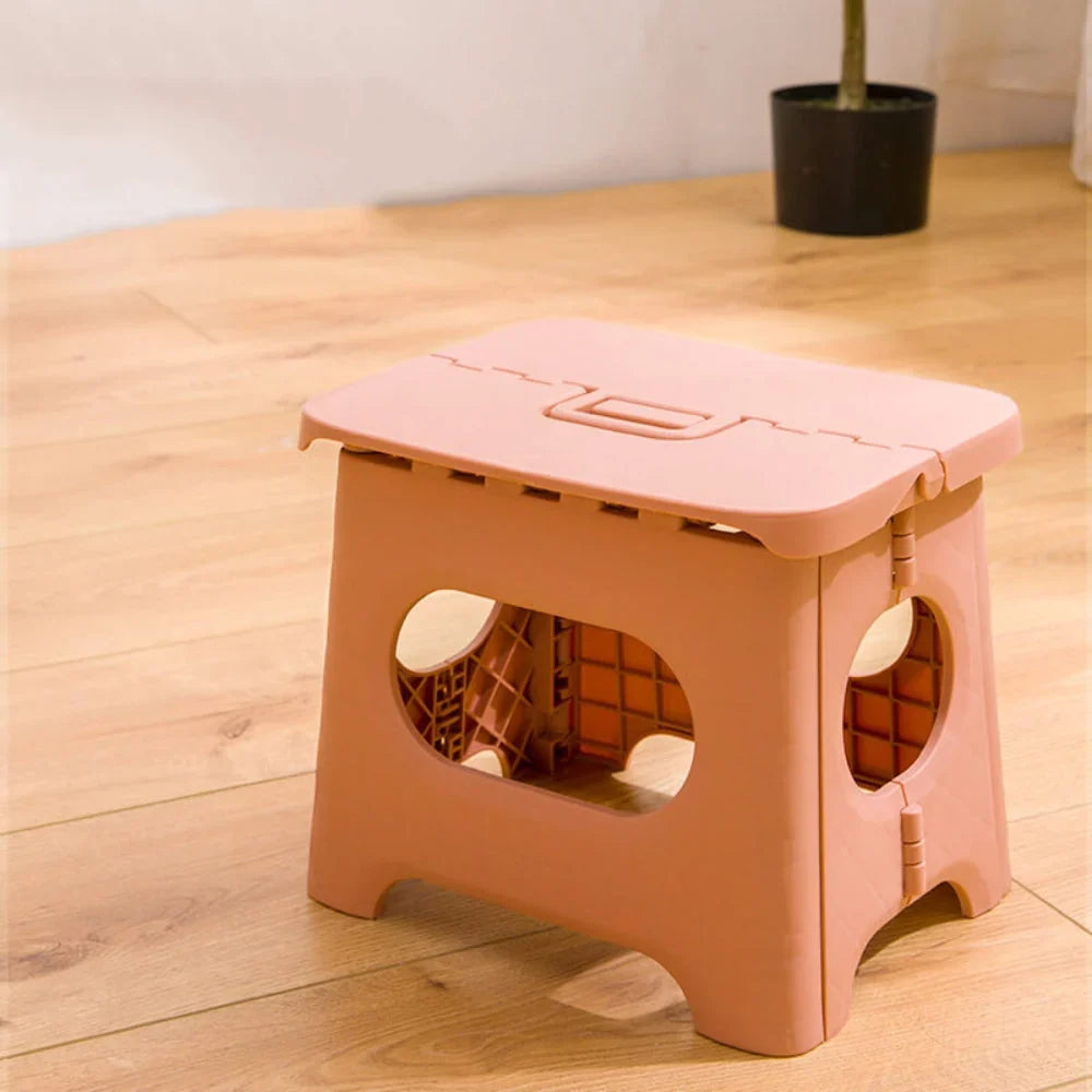 Folding Step Stool Reinforced Plastic 300 lb Capacity