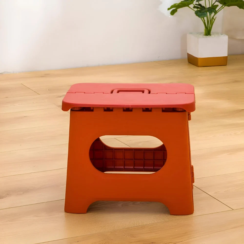 Folding Step Stool Reinforced Plastic 300 lb Capacity