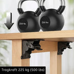 Folding Table Bracket Set of 2 Auto-Lock 496 Lb