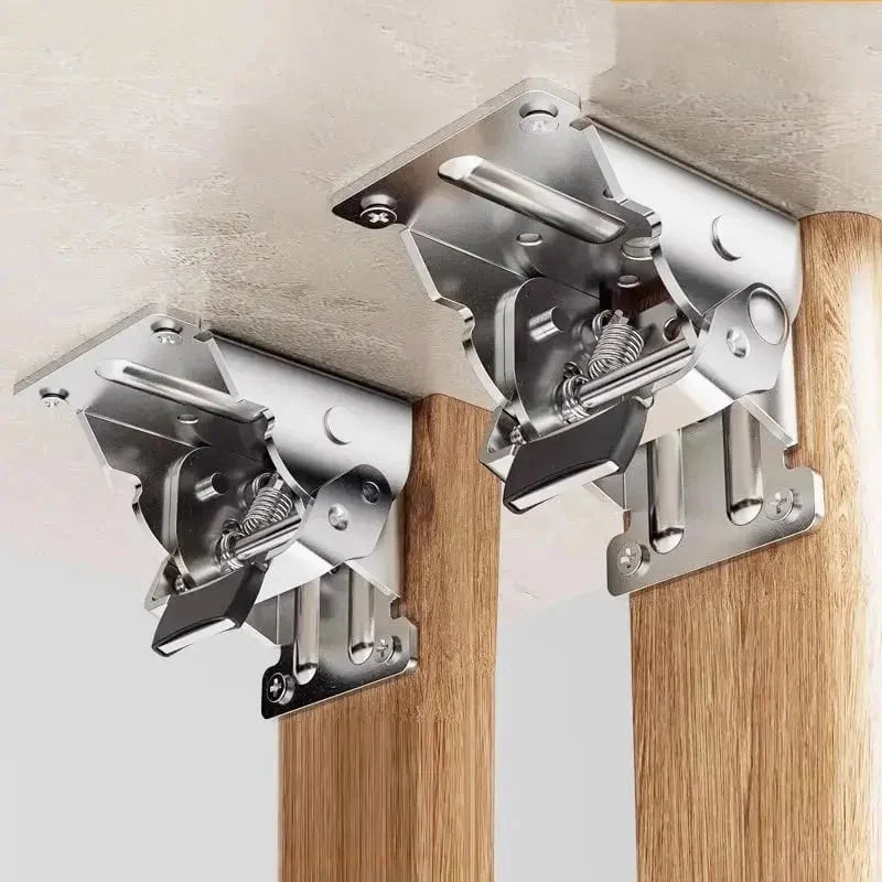 Folding Table Hinge Self-Locking Heavy-Duty 496 lbs Pair