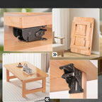 Folding Table Hinge Self-Locking Heavy-Duty 496 lbs Pair