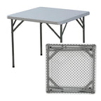 Folding Table Polyethylene Top Weather-Resistant & Lightweight