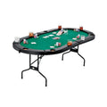 Folding Texas Holdem Table Casino-Grade Cloth Cushioned Rail