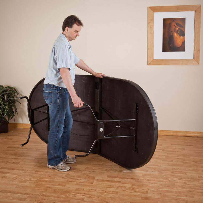 Folding Texas Holdem Table Casino-Grade Cloth Cushioned Rail