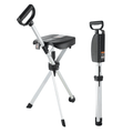 Folding Walking Stick With Seat & Adjustable Height