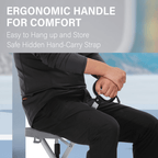 Folding Walking Stick With Seat & Adjustable Height