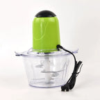 Food Chopper 200W One-Button Stainless Steel Blades 2.11 Quart