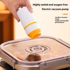 Food Container Set Vacuum-Sealed Stainless Steel Set of 2