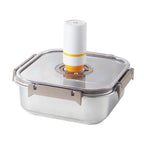Food Container Set Vacuum-Sealed Stainless Steel Set of 2