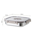 Food Container Set Vacuum-Sealed Stainless Steel Set of 2
